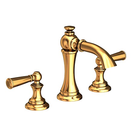 Newport Brass Widespread Lavatory Faucet in Polished Gold (Pvd) 2450-24